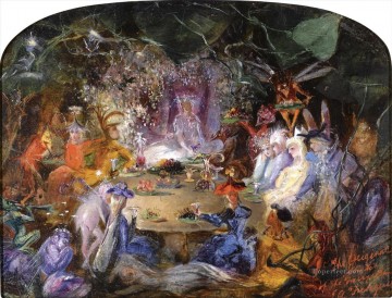妖精 Painting - ジョン・アンスター・フィッツジェラルドの子供用妖精
